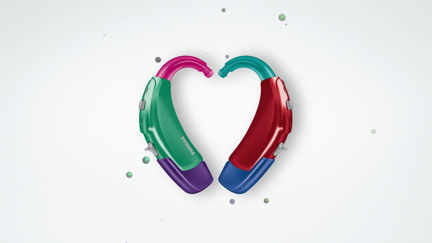 Палитра Mix&Match: яркие цвета для детских слуховых аппаратов Phonak 